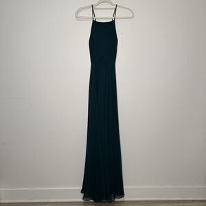 Lulus Maxi Dress Womens Small Mythical Kind of Love Formal Open Back Gown Event